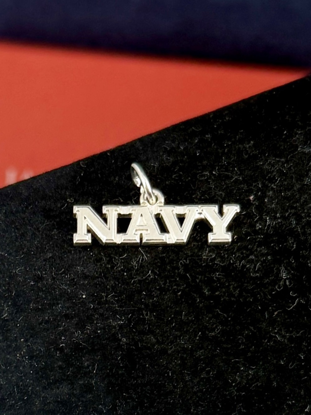 JAMES AVERY Sterling Silver NAVY Pendant Charm